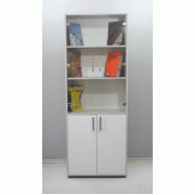 Шафа офісна книжкова зі склом СК93