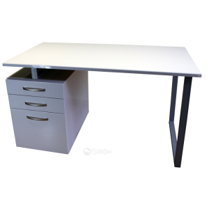 Комп'ютерний стіл білий глянець МД64.3.120