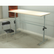 Комп'ютерний стіл для роботи стоячи і сидячи "Великан 75" з стільницею, що піднімається, з додатковою жорсткістю.