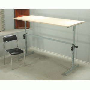 Комп'ютерний стіл для роботи стоячи і сидячи "Великан 75" з стільницею, що піднімається, з додатковою жорсткістю.